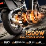 1500W Fast Cargo Electric Bike for Adults