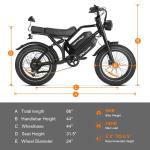 Happyrun Dual Battery Electric Bike 2000W 20