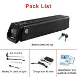 48V 13Ah Lithium Battery for Fat Tire E-Bikes