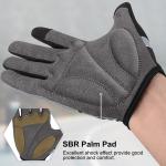 Full Finger Touch Screen Cycling Gloves - Gray