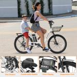 MOPHOTO 24" Electric Adult Cargo Bike 700W
