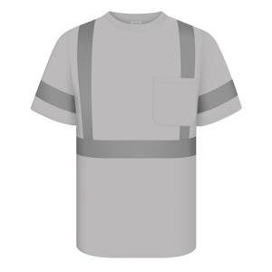 Men's High Visibility Short Sleeve Safety Shirt XL