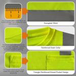 Men's High Visibility Reflective Safety Work Shirt