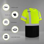 Men's High Visibility Reflective Safety Work Shirt