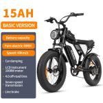 20" Fat Tire Electric Off-Road Bike 1200W