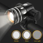 USB Rechargeable LED Bike Headlight and Taillight Set