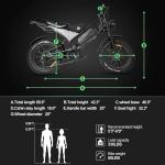 1000W 48V Adult Electric Mountain Bike 28MPH