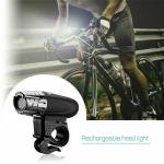 USB Rechargeable LED Bike Headlight and Taillight Set