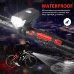 USB Rechargeable LED Bike Headlight and Taillight