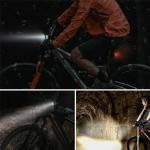 USB Rechargeable LED Bike Headlight and Taillight Set