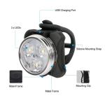 USB Rechargeable LED Bike Headlight and Taillight Set