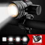 USB Rechargeable LED Bike Headlight and Taillight Set