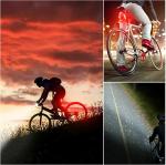 USB Rechargeable LED Bike Headlight and Taillight