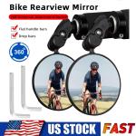 2-Pack Bike Rearview Mirrors for Mountain Bikes