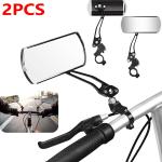 2PCS Flexible Rear View Mirrors for Bikes