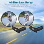 2-Pack Bike Rearview Mirrors for Mountain Bikes