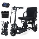 Foldable Three-Wheel Electric Scooter, 15 Mile Range
