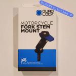 Quad Lock Motorcycle Fork Stem Mount with Dampener