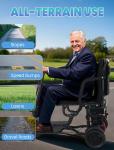 Foldable Three-Wheel Electric Scooter, 15 Mile Range