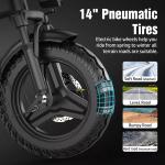 1200W Peak Folding Adult Electric City Bike