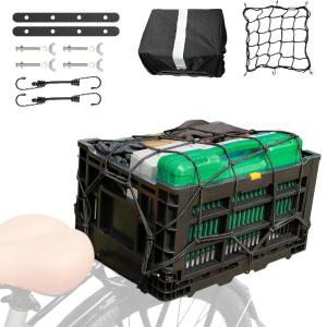 Foldable Rear Bike Basket for Easy Storage