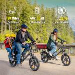 1500W Dual-Battery Cargo E-Bike with Fat Tires