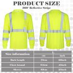 Amylove 4 Pack High Visibility Safety Work Shirts