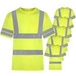 Coume 6-Pack High Visibility Reflective Safety Shirts