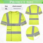 Coume 6-Pack High Visibility Reflective Safety Shirts