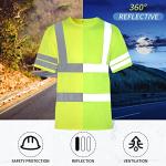 Coume 6-Pack High Visibility Reflective Safety Shirts