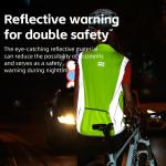 ROCKBROS Men's Reflective Cycling Wind Vest