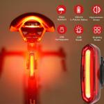 USB Rechargeable LED Bike Front and Tail Lights