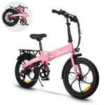 Axiniu 750W 20'' Folding Electric Bike for Adults