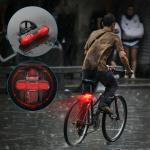 USB Rechargeable LED Bike Tail Light for Safety