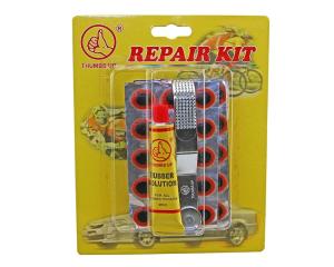 Bike Repair Tube Patches with Tools, 64 Patches