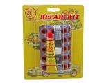 Bike Repair Tube Patches with Tools, 64 Patches