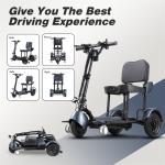 Ultra-Light Foldable Electric Scooter with Three Wheels