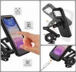 Waterproof Bike Phone Holder for iPhone, Samsung