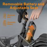 Hikeep 16" 500W Folding Electric Bike for Adults