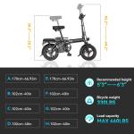 EBKAROCY Folding Electric Bike with Fat Tires