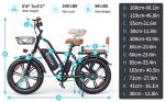 1500W Electric Bike 48V 15Ah 2-Seater Ebike