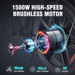 1500W Electric Bike 48V 15Ah 2-Seater Ebike