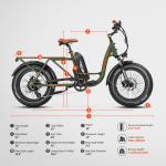 Addmotor M81 750W Electric Cargo Bike with Fat Tires