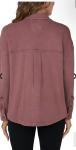 Harbor French Terry Cycling Jacket - Rose Taupe