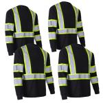 High Visibility Long Sleeve Safety Shirts for Men