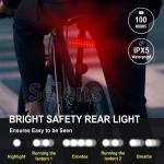 10000mAh Rechargeable Bike Light Set