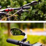 360° Rotating Bike Handlebar Rearview Mirrors - 2 Pack
