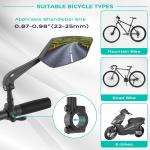 Bicycle Handlebar Mirrors for MTB and Road Bikes
