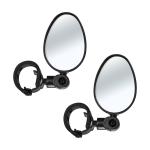 2-Pack Rotating Round Bike Handlebar Mirrors