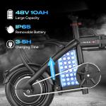 560W Folding Electric Bike for Adults